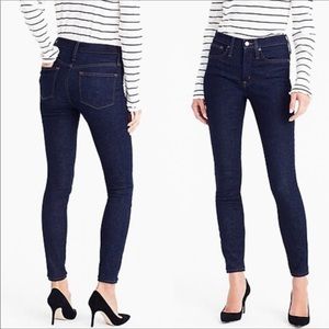 NWT J. Crew High Rise Toothpick Petite Jeans NWT